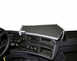 Mittelablage Scania R2 mit langem Armaturenbrett - Aluminiumdesign