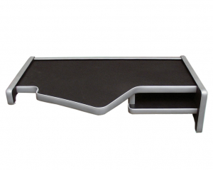 Mittelablage Scania R2 mit kurzem Armaturenbrett - Schwarz/Alu-Design
