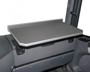 Beifahrerablage Scania R2 Armaturenbrett mit verschließbarem Staufach - Aluminiumdesign
