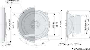 TS-E1302i Pioneer 2-Wege Komponenten Auto-Lautsprecher