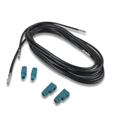 CA-AN-FM/DABVL2,5-Set +Alu100 ~ Dachantenne Set mit 7,5m Verlängerung und Abstrahlplatte für Alu-Dächer