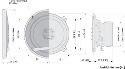TS-E1302i Pioneer 2-Wege Komponenten Auto-Lautsprecher